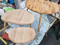 An Ercole pebble nest of tables